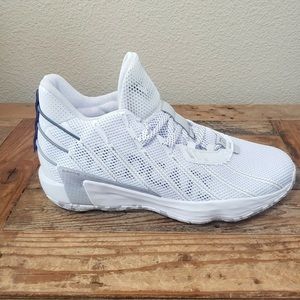 Adidas SM Dame 7 EXTPLY Weber State Wildcats Men's Size 13.5 Purple White Rare